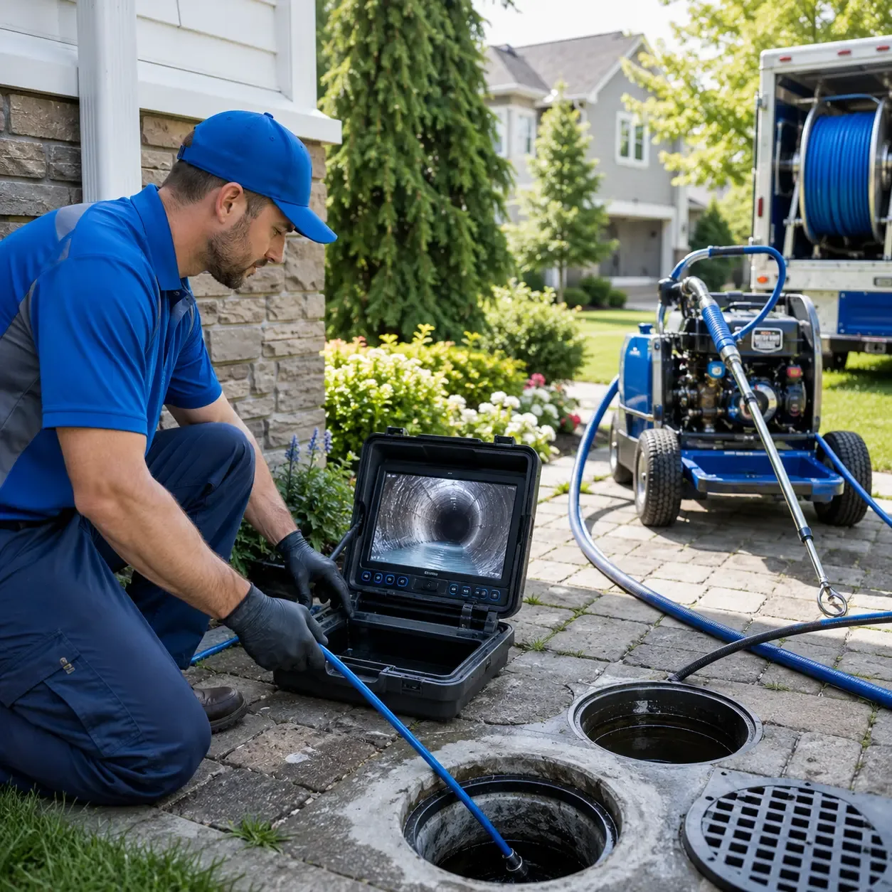 Outdoor drain cleaning professionals serving Copemish, MI