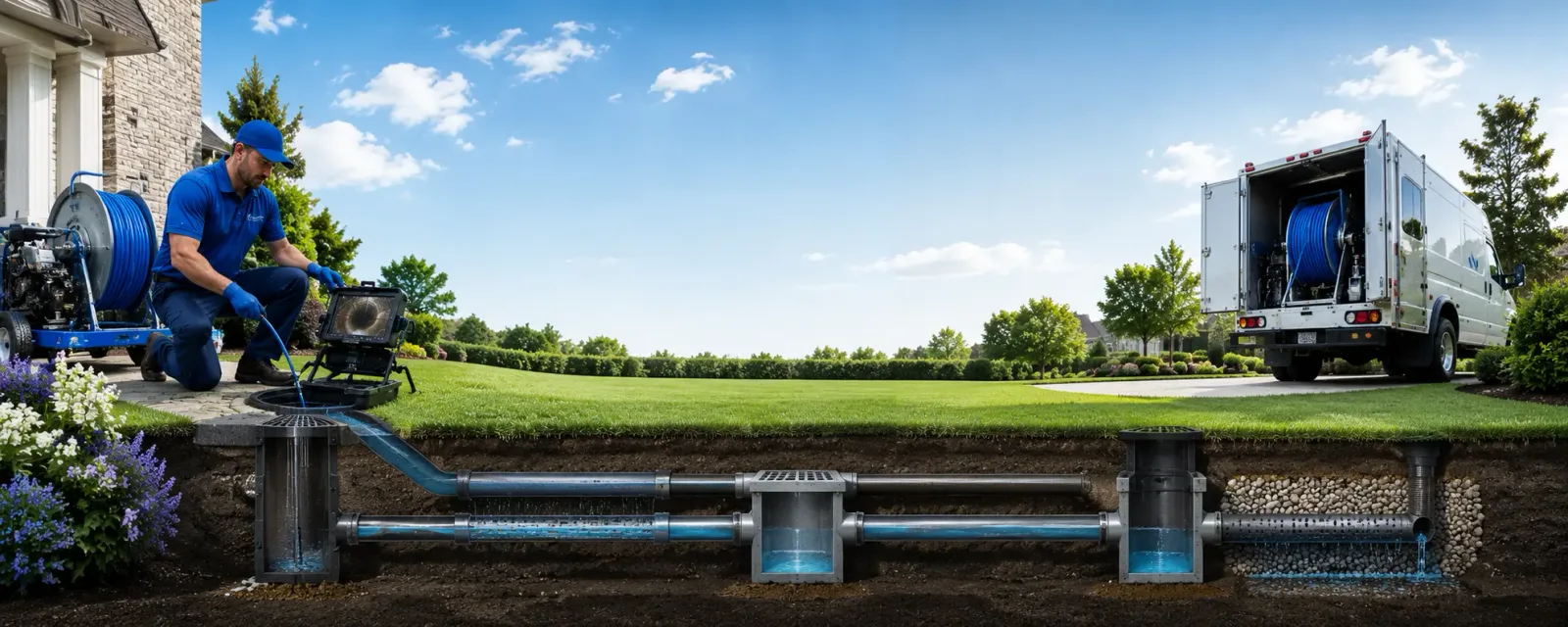 Outdoor drain cleaning information for Copemish, MI